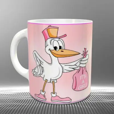 Personalized Baby Girl Mug Custom Baby Girl Mug Gift Gifts Engraving