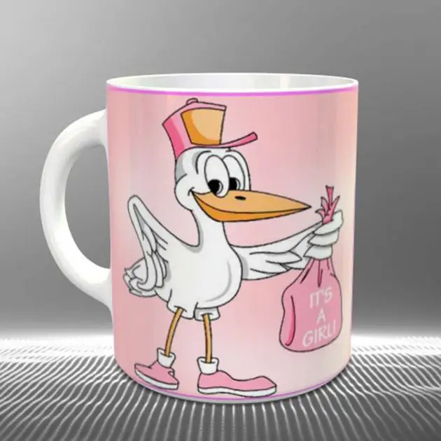 Personalized Baby Girl Mug Custom Baby Girl Mug Gift Gifts Engraving