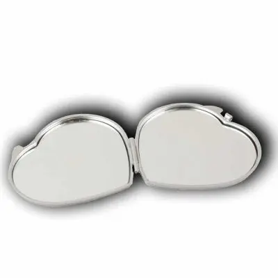 Custom Heart Mirror 9 Compact Custom Heart Mirror Gift | Plain Heart Mirror | Gifts Engraving