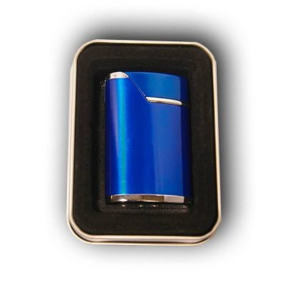 Custom Engraved Gas Lighter Blue