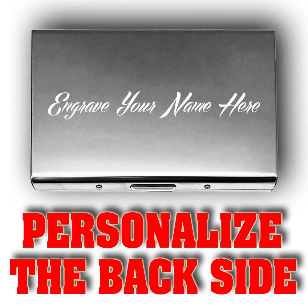 Personalized Credit Card Holder Case Custom Engraving | Card Holder | Gifts Engraving