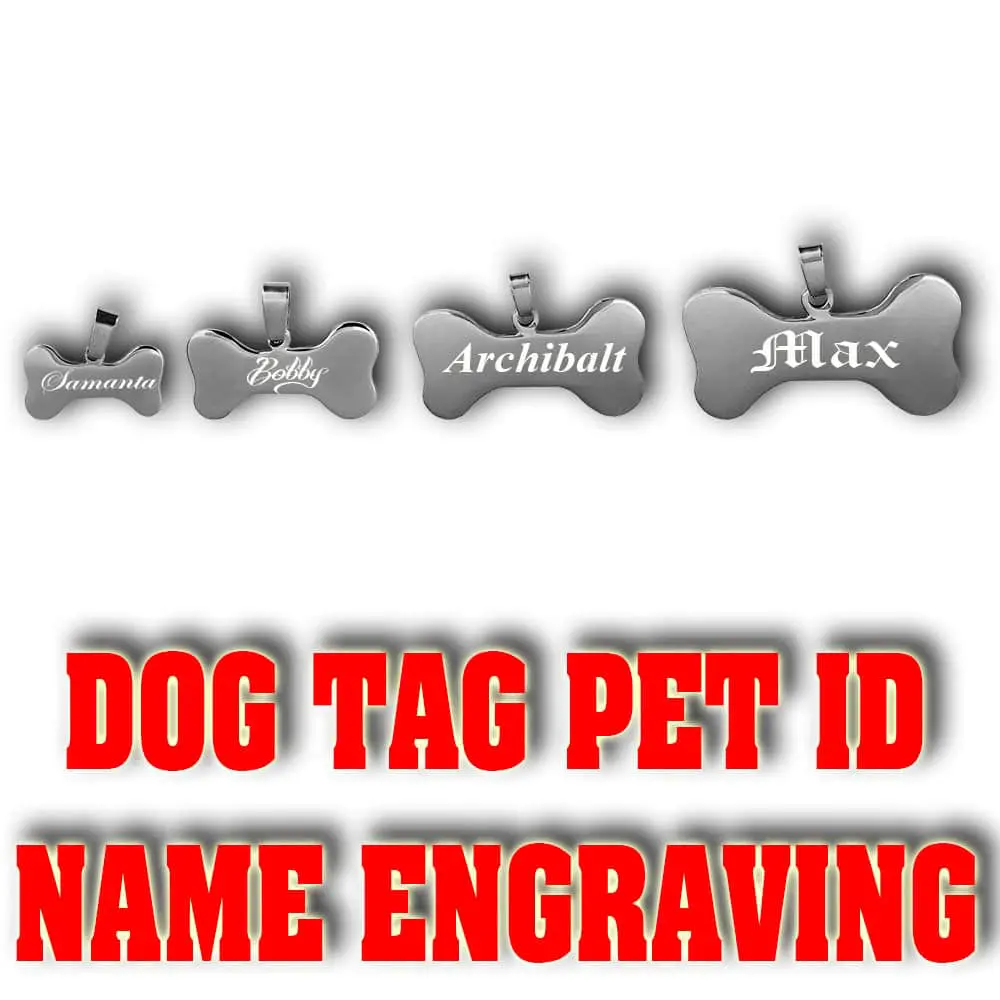 Personalized Dgo Tag ID Bone