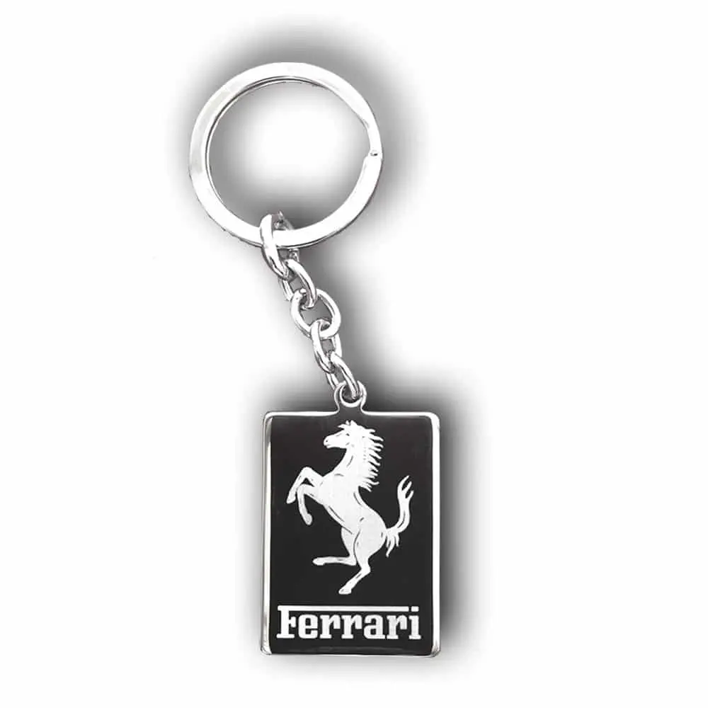 Personalized Ferrari Key Chain Gift | Custom Keyring Present | Gifts Engraving