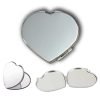 Compact Custom Heart Mirror Gift | Plain Heart Mirror | Gifts Engraving