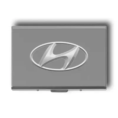 Personalized Hyundai Card Holder Gift | Custom Hyundai Card Case | Gifts Engraving