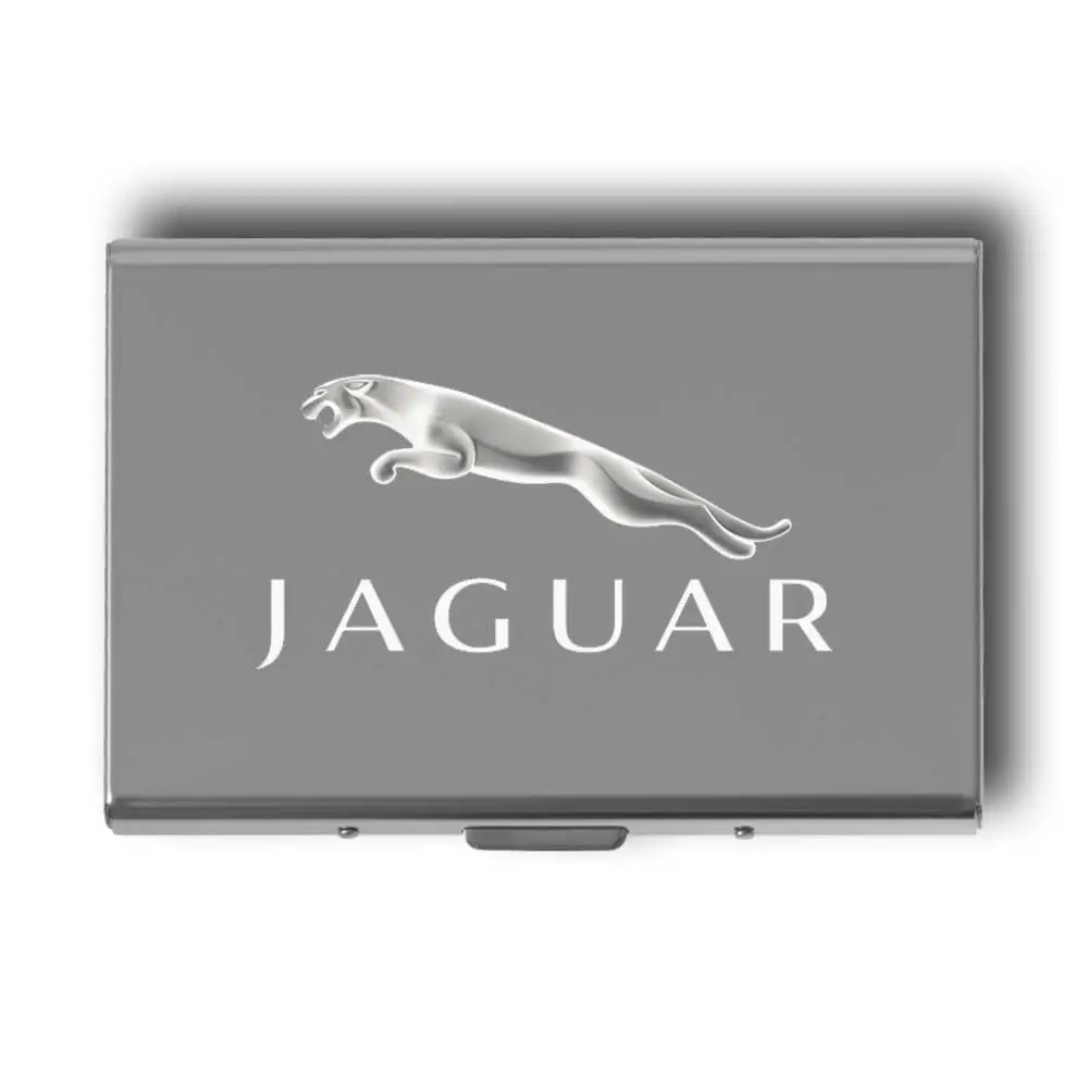 Jaguar Card Holder 3 Personalized Jaguar Card Holder Gift | Custom Jaguar Card Case Present | Gifts Engraving
