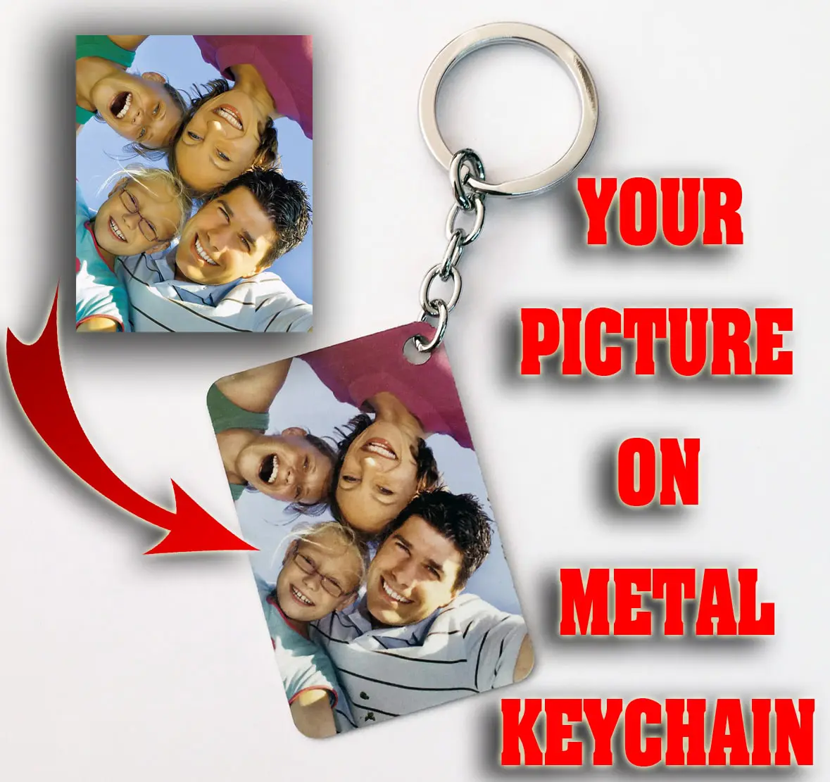 Key Ring Rectangle Shape - Image 2
