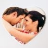 Unique Photo Personalized Ceramic Magnet Heart Gift