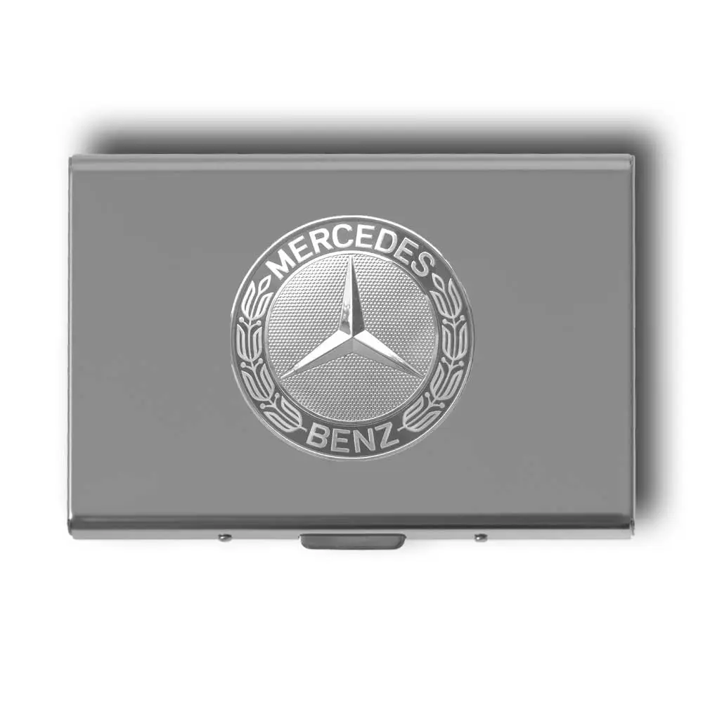 Personalized Mercedes Card Holder | Custom Mercedes Card Case Present | Gifts Engraving