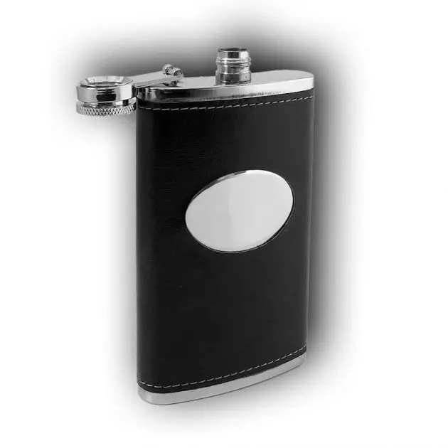 Leatherette Flask 6 OZ M02 - Image 4
