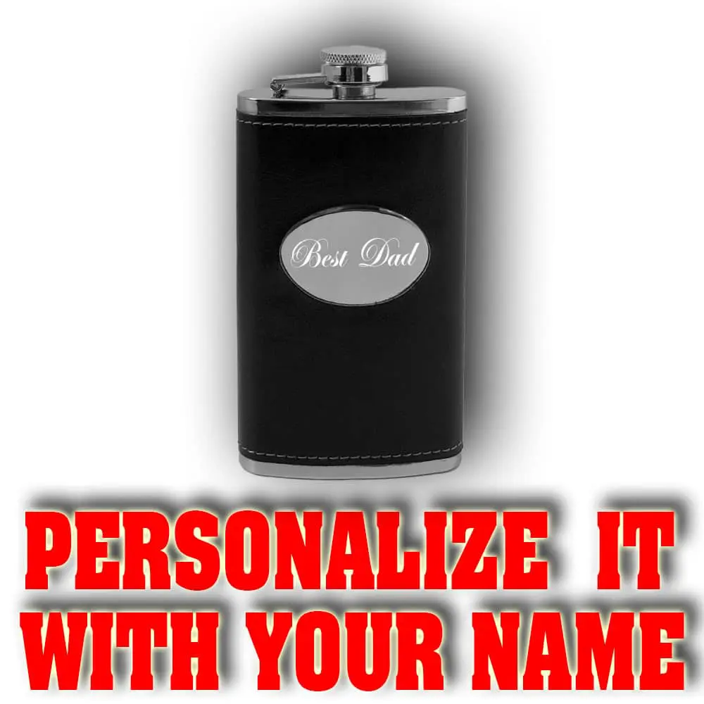 Leatherette Flask 6 OZ M02 - Image 2