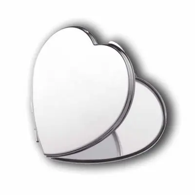 Custom Heart Mirror 8 Compact Custom Heart Mirror Gift | Plain Heart Mirror | Gifts Engraving