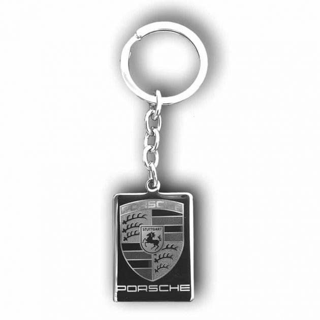 Personalized Porsche Key Chain Gift | Custom Keyring Present | Gifts Engraving