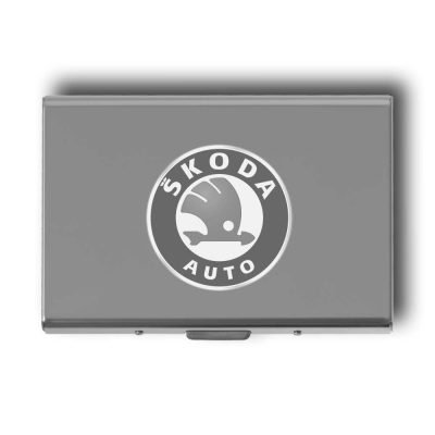 Personalized Skoda Card Holder | Custom Skoda Card Case Present | Gifts Engraving