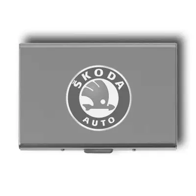 Personalized Skoda Card Holder | Custom Skoda Card Case Present | Gifts Engraving