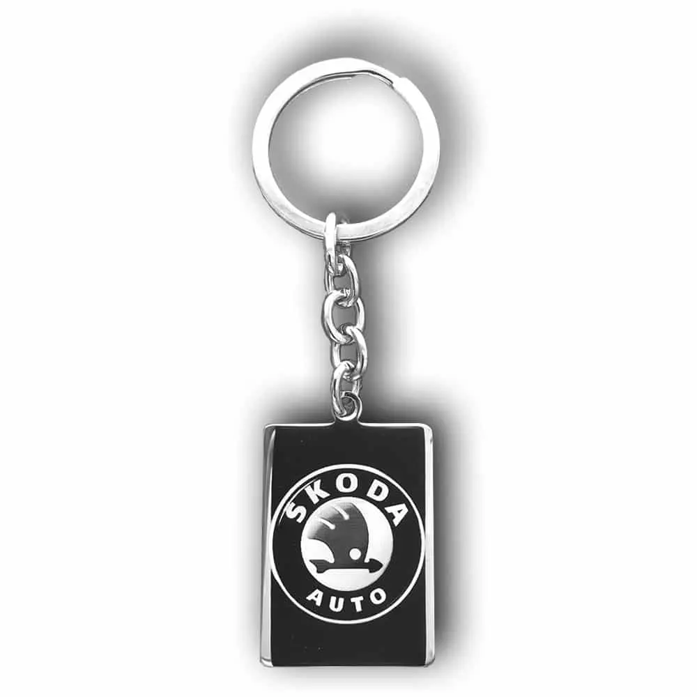 Custom Skoda Key Chain 3 Personalized Skoda Key Chain Gift | Custom Keyring Present | Gifts Engraving