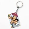 Square Key chain Key Ring Rectangle Shape