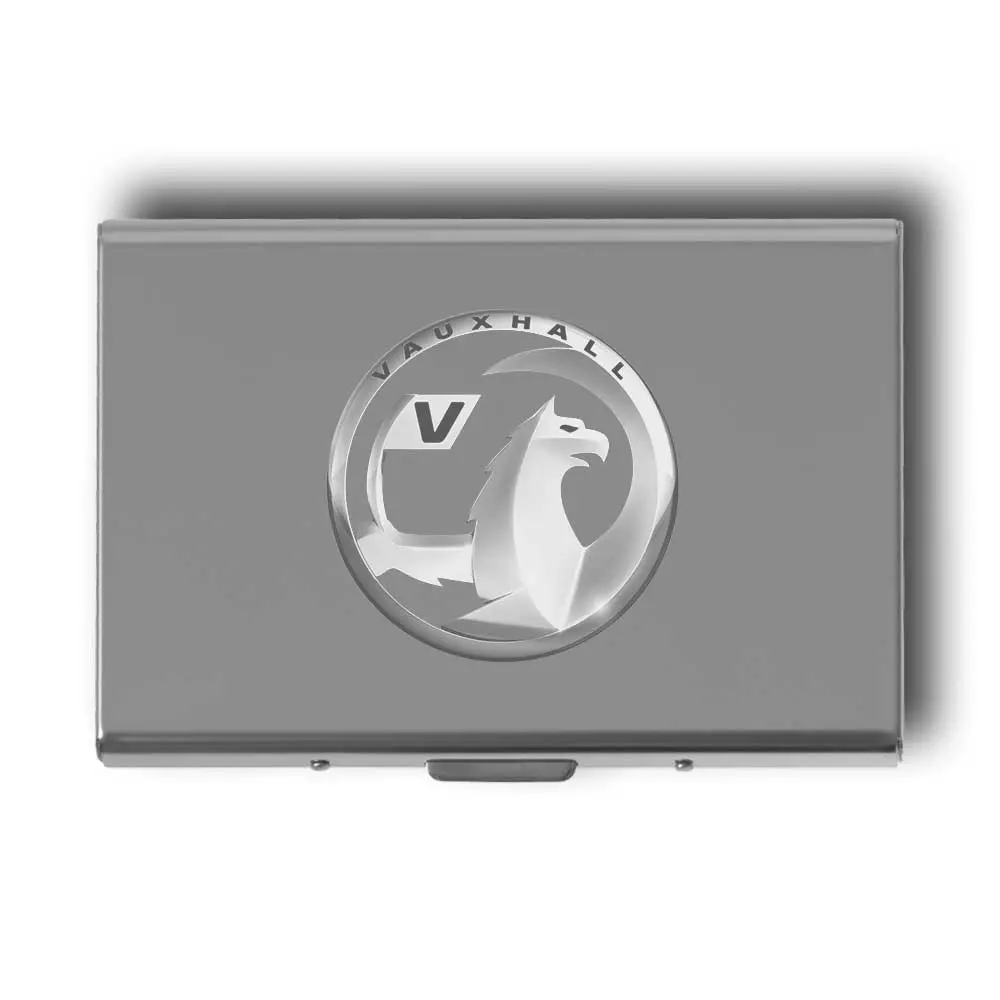 Personalized Vauxhall Card Holder | Custom Vauxhall Card Case Present | Gifts Engraving