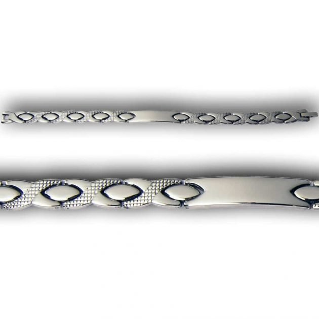 Engraved Metal Bracelet