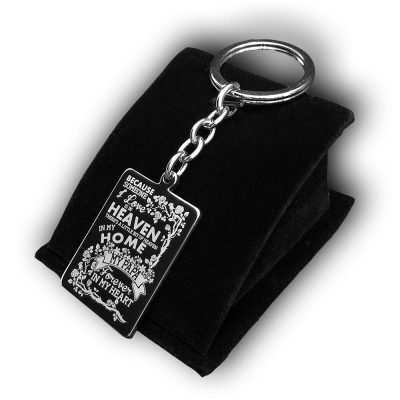 Because Someone I Love Is in Heaven 2 Because Someone I Love Is in Heaven Keychain