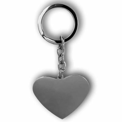 Blank Personalized Keychain Gift-Heart
