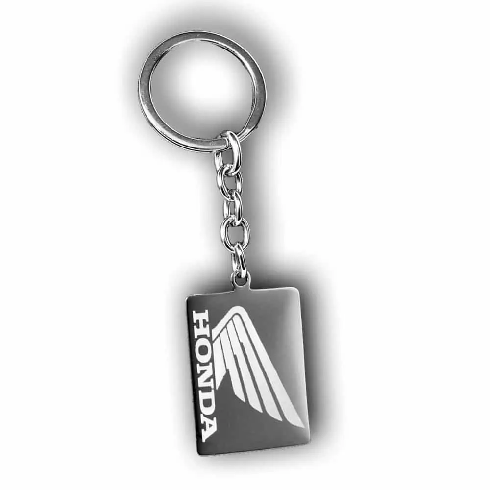 Honda Motorcycle Key Chain 3 Personalized Honda Motorcycle Key Chain Gift | Custom Keyring Present | Gifts Engraving