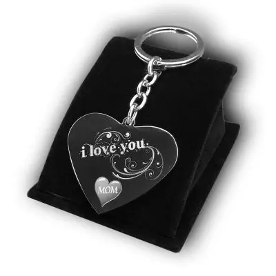 I Love You 3 I Love You Mom Keychain