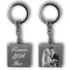 Personalized Key Chain Square Shape 1 Personalized Key Chain Present | Custom Unique Wedding Gift