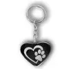 Paw In Heart Keychain 2 Paw Heart Keychain
