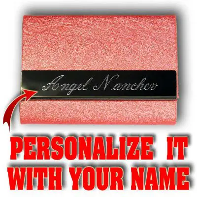 Pink Double Card Case Main Pink Double Card Holder M3