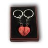 Broken Hearts Key Chain Red | Gifts Engraving
