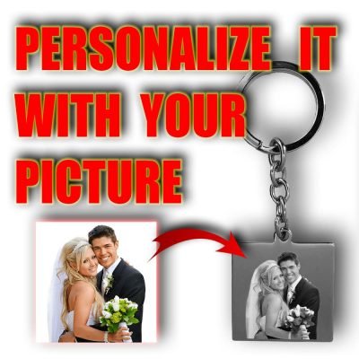 Square Key Chain Personalized Key Chain Square Shape