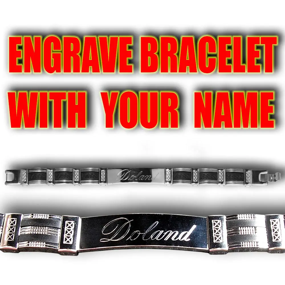 Custom Engraved Bracelet BRY006 - Image 2