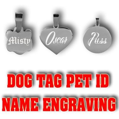 Cat Pet Id Dog Tag Back Personalized Cat Pet ID Dog Tag