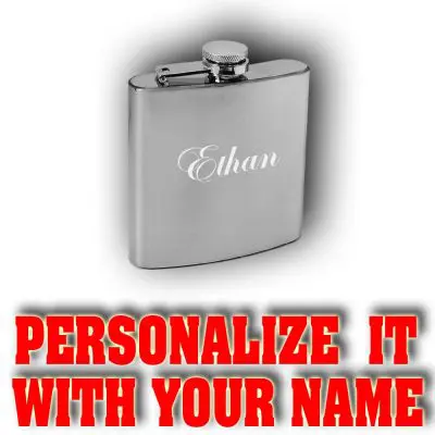 Engraved Bottle Normal Promo Personalized Flask