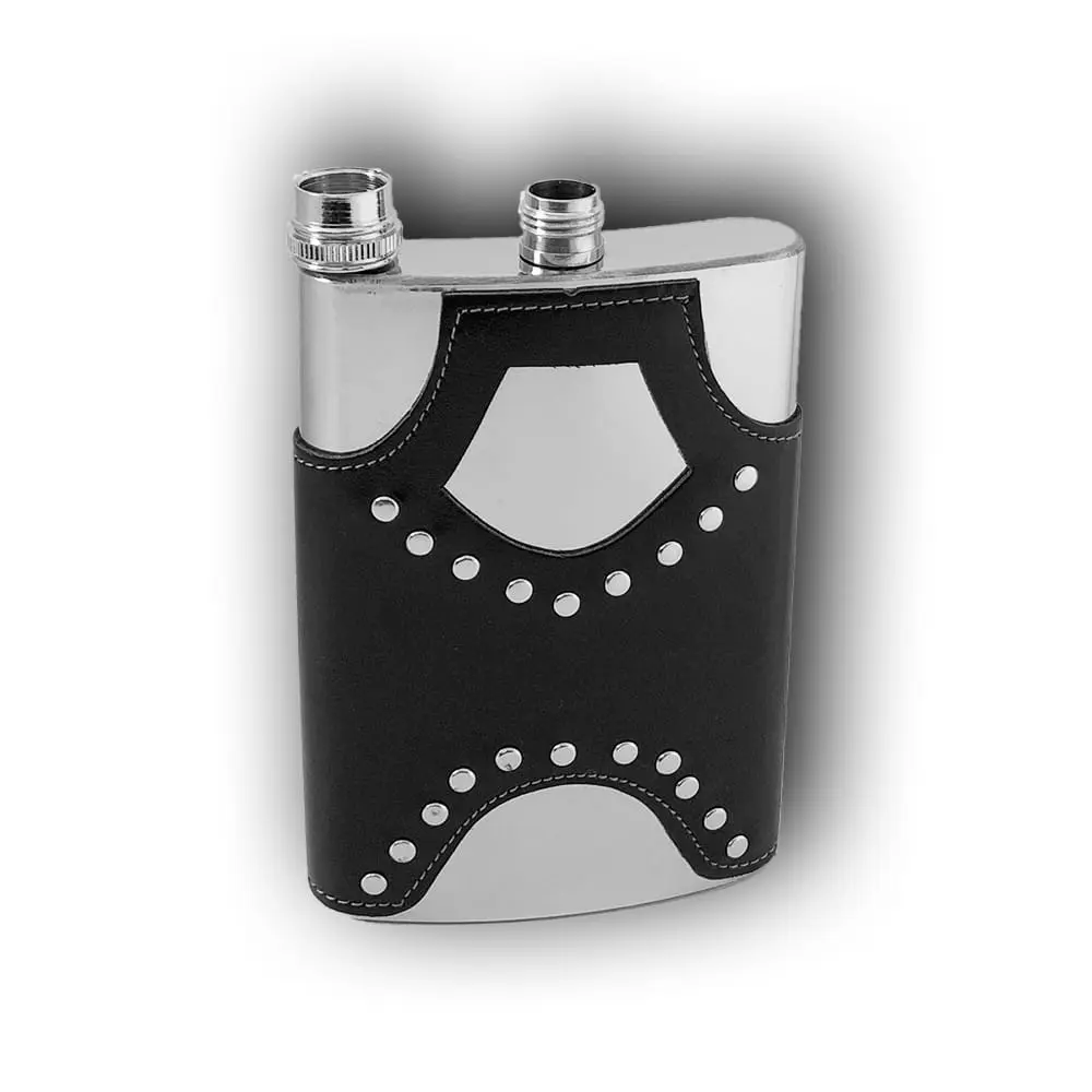 Leatherette Flask 9 OZ M03 - Image 3