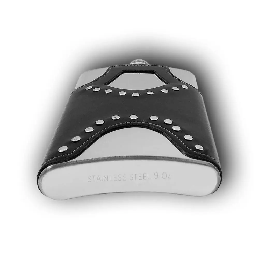 Leatherette Flask 9 OZ M03 - Image 5