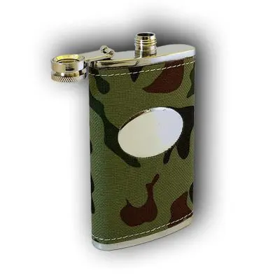 Personalized Bottle M03 2 Leatherette Bottle 6 OZ M04