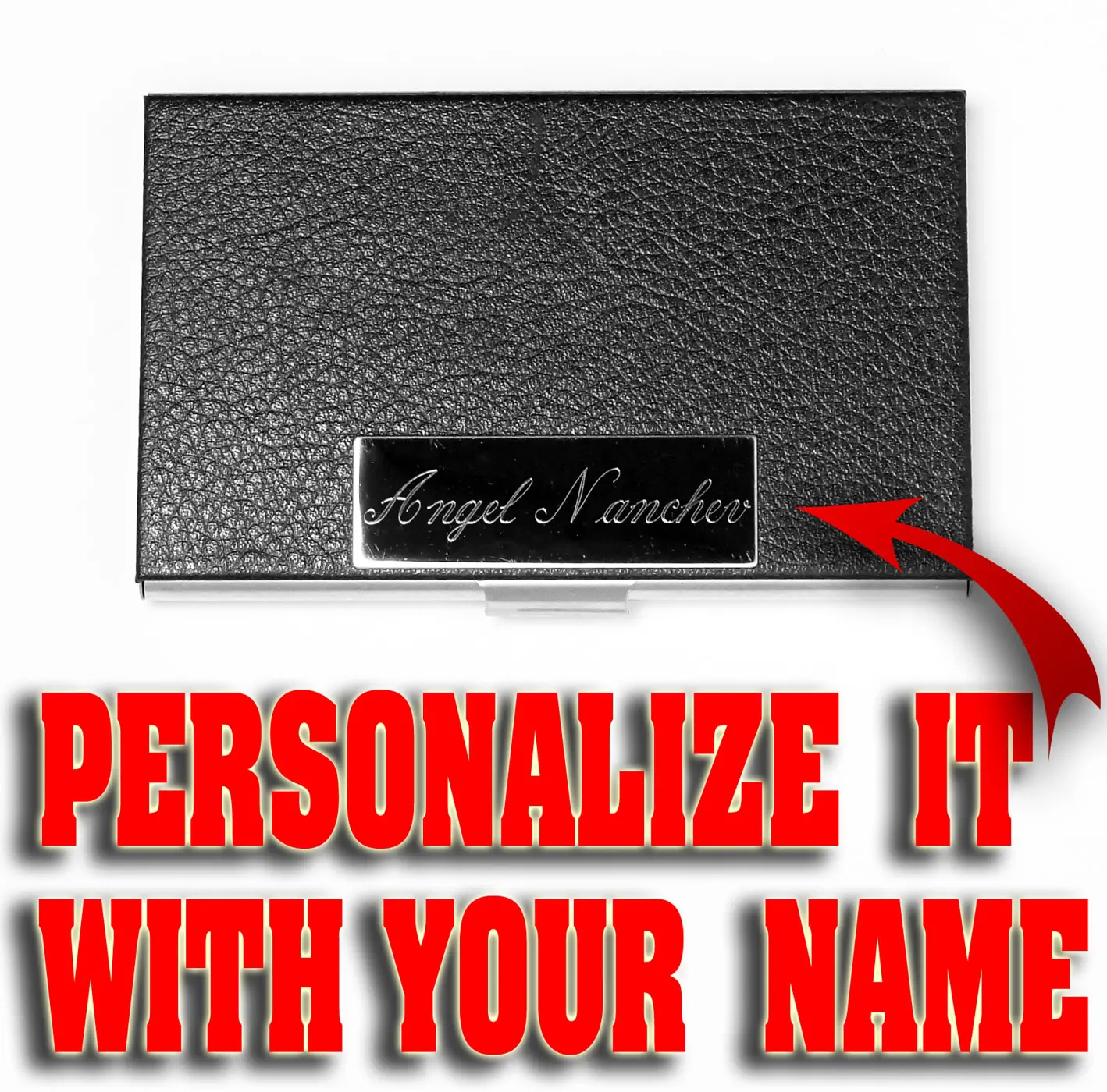 Leatherette Card Holder M4 4 Personalized Card Holder Gift