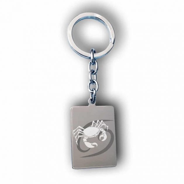 Personalized Cancer Keychain Gift Custom Cancer Keyring Present