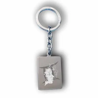 Personalized Gemini Keychain Gift Custom Gemini Keyring Present
