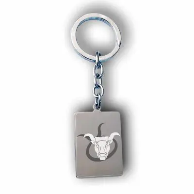 Personalized Taurus Keychain Gift Custom Taurus Keyring Present