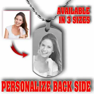 Personalised Dog Tag | Engraved Dog Tag | Photo Engraving