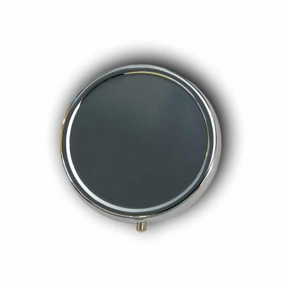 Personalized Pillbox-Circle Custom Pillbox Present Gifts Engraving