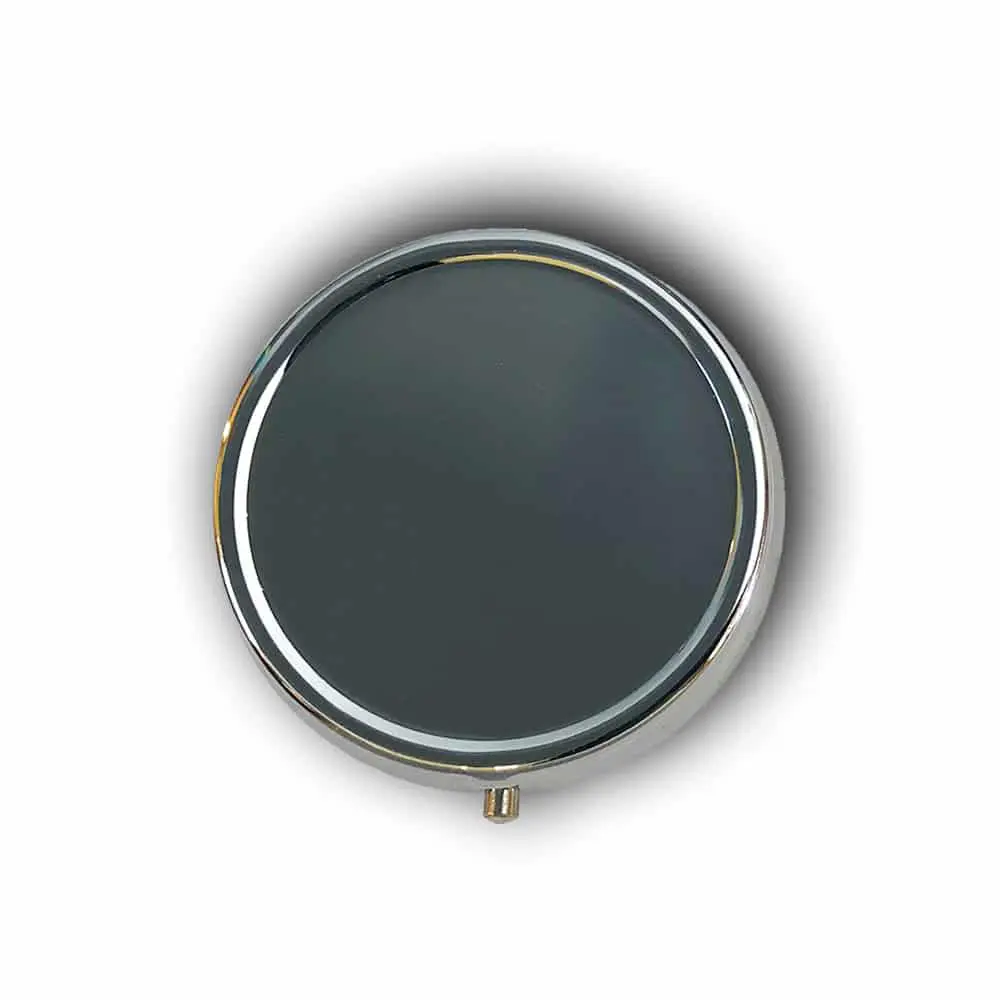 Pillbox-Circle 3 Personalized Pillbox-Circle Custom Pillbox Present Gifts Engraving
