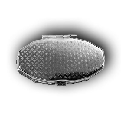 Pill Box Oval Back Pillbox-Oval