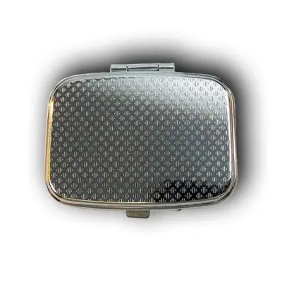 Pill Box Square Back Pillbox-Square