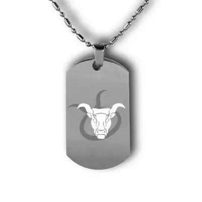 Personalised Taurus Dog Tag Horoscope | Custom Taurus Dog Tag | Gifts Engraving