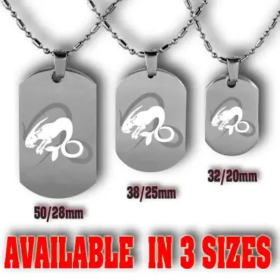 Capricorn Dog Tag 8 Personalised Capricorn Dog Tag Horoscope | Capricorn Dog Tag | Gifts Engraving