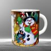 Personalized Snowman Mug | Custom Snowman Mug Gift - Gifts Engraving